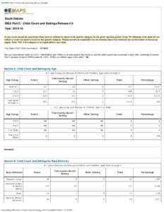 SSS IDEA Part C Child Count and Settings Process Template