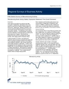 Economic indicators / Manufacturing / Inflation / Inventory / Capacity utilization / Index / Conference Board Leading Economic Index / Business / Economics / Technology