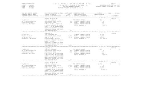 STATE OF NEW YORK COUNTY - Oneida TOWN - Western SWIS[removed]