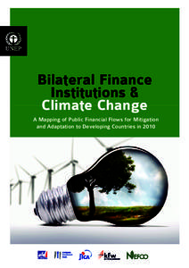 Bilateral Finance Institutions & Climate Change A Mapping of Public Financial Flows for Mitigation and Adaptation to Developing Countries in 2010