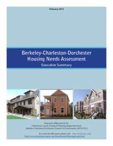 February[removed]Berkeley-Charleston-Dorchester Housing Needs Assessment Executive Summary