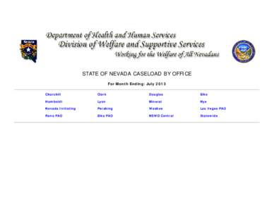 Caseload by Office Report - March, 2013