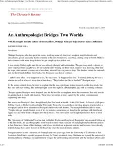 Print: An Anthropologist Br...