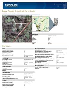 Perry County Industrial Park South[removed]State Road 37 Tell City, IN[removed]Location Street Address