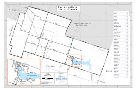 5e R a Carte routière Saint-Claude