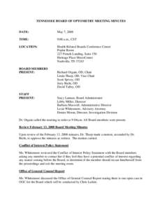 Microsoft Word - May_7,_2008_Optometry_Board_Minutes.doc