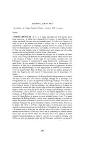 ASO TOFI, 20 IUNI 2013 Na nofoia e le Fofoga Fetalai le Nofoa i le itula e 9:00 i le taeao. Tatalo. FOFOGA FETALAI: Ia, e i ai le agaga maualuga ua tatou taunuu mai i lenei taeao fou i le alafai mai i faguga lelei i le p