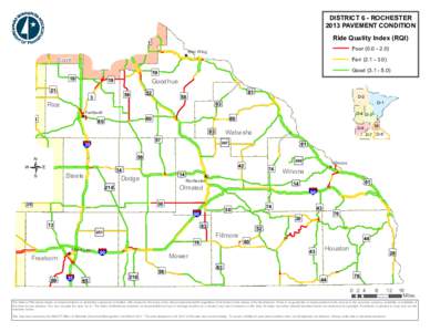 DISTRICT 6 - ROCHESTER 2013 PAVEMENT CONDITION 169 £ ¤