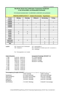 Fassung vom: Berufliche Schule des Landkreises Vorpommern-Greifswald in der Universitäts- und Hansestadt GreifswaldGreifswald, Hans-Beimler-Straße 7, Tel: , Fax: , www.bs-greif