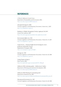 Government of Victoria / Melbourne / Department of Transport / Victorian Transport Plan / Significant Landscape Overlays / Native Vegetation Management Framework / States and territories of Australia / Victoria / Urban planning in Australia