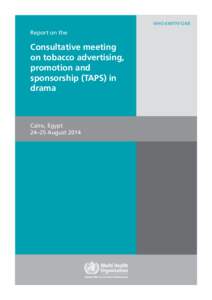 World Health Organization Framework Convention on Tobacco Control / Smoking / Stanton Glantz / Types of tobacco / Youth smoking / Cigarette / World No Tobacco Day / Regulation of tobacco by the U.S. Food and Drug Administration / Tobacco / Human behavior / Ethics