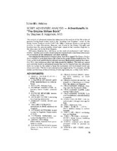 Scientific Articles SCRIPT ADVENTURE ANALYSIS - Adventuretts in 