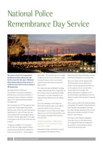 States and territories of Australia / Victoria Police / National Police Memorial / Government of Australia / Government / Australian Capital Territory / Australian Federal Police / Remembrance days