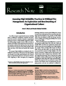 Research Note RMRS-RN[removed]Ro c k y M o u n t a in Re se a r ch St a t i o n United States Department of Agriculture  Research Note