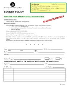 Microsoft Word - Locker application & policy form.doc