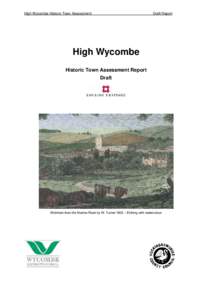 High Wycombe Historic Town Assessment  Draft Report