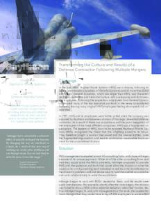 Transforming the Culture and Results of a Defense Contractor Following Multiple Mergers Organization Raytheon Missile Systems Industry