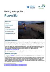 Bathing water profile:  Rockcliffe Bathing water: Rockcliffe EC bathing water ID