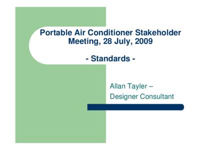 Portable Air Conditioners Meeting[removed]Alan Taylor