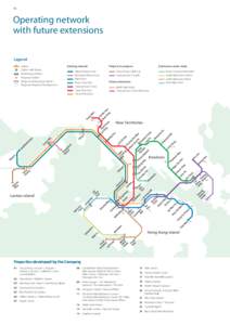 12  Operating network with future extensions Legend Station