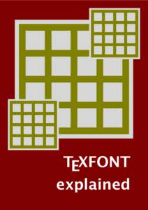 TEXFONT explained 1  Introduction