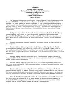 American International Group / Agenda / Minutes / Economy of New York City / Government / Economy of the United States / Meetings / Parliamentary procedure / Albin Francisco Schoepf