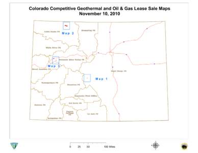 Colorado Competitive Geothermal and Oil & Gas Lease Sale Maps November 10, 2010 Little Snake FO  $