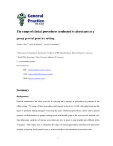 Microsoft Word - Clinical Procedures for GP o.doc