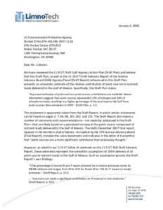 January 4, 2008      US Environmental Protection Agency  Docket ID No.EPA‐HQ‐OW‐2007‐1126   EPA Docket Center (EPA/DC)  