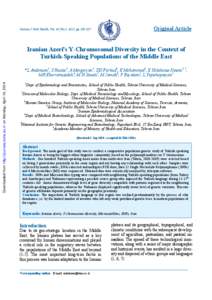 Population genetics / Classical genetics / Genetic genealogy / Ethnic groups in the Middle East / Iranian Azerbaijanis / Azerbaijani people / Haplogroup J / Haplogroup R1a / Haplogroup / Genetics / Human evolution / Biology