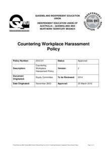 Behavior / Sex crimes / Social psychology / Business ethics / Sexism / Sexual harassment / Harassment in the United Kingdom / Harassment / Occupational safety and health / Abuse / Ethics / Bullying