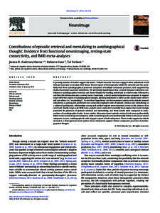 NeuroImage–335  Contents lists available at ScienceDirect NeuroImage journal homepage: www.elsevier.com/locate/ynimg