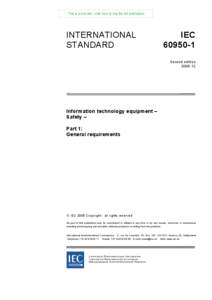 International Electrotechnical Commission / Electrical wiring / Surge protector / IEC 61850 / IEC 60870 / Electromagnetism / Electric power / Electrical engineering