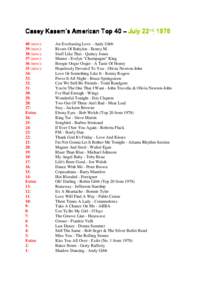 Billboard charts / Andy Gibb / Olivia Newton-John / A Taste of Honey / Manilow / Shadow Dancing / Billboard Year-End Hot 100 singles / Music / British people / English people / Sony Music Entertainment