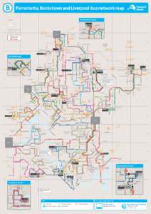 Parramatta, Bankstown and Liverpool bus network map[removed]