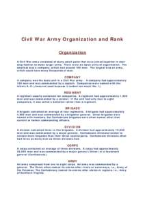 Microsoft Word - Organization and Rank