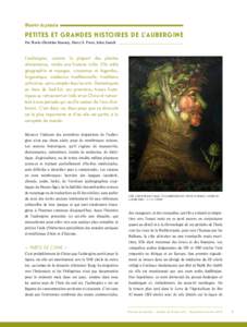 Histoire de plantes  Petites et grandes histoires de l’aubergine Par Marie-Christine Daunay, Harry S. Paris, Jules Janick  L’aubergine, comme la plupart des plantes