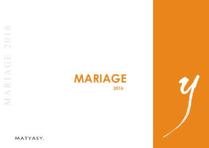 MARIAGEMARIAGE 2016  Diamant