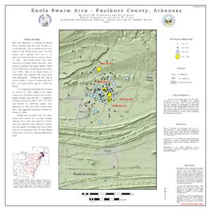 GH-EQ-ENOLA-002  Enola Swarm Area - Faulkner County, Arkansas By Scott M. Ausbrooks and Erica Doerr Digital Compilation by Jerry W. Clark