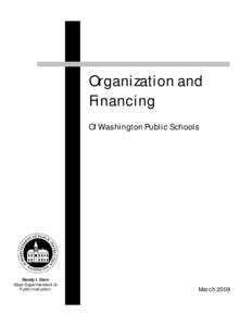 Organization and Financiang of Washington Public Schools