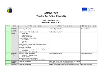 Principle of legality / Theatre Workshop