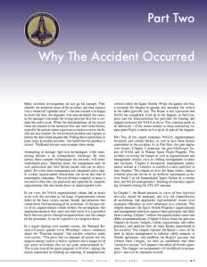 COLUMBIA  ACCIDENT INVESTIGATION BOARD Part Two
