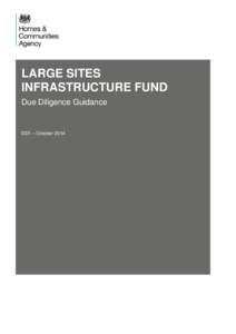 LARGE SITES INFRASTRUCTURE FUND Due Diligence Guidance DD1 – October 2014