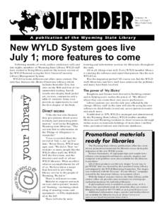 OUTRIDER  the Volume: 34 No.: 5, 6 and 7