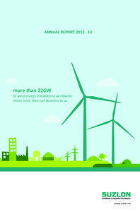 Economy of Maharashtra / Economy of Mumbai / Wind power in India / Tulsi Tanti / IDBI Bank / ICICI Bank / REpower Systems / Axis Bank / Suzlon One Earth / Economy of India / Maharashtra / Suzlon Energy