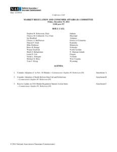 Market Conduct & Consumer Affairs (EX3) Subcommittee