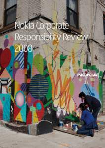 Nokia Corporate Responsibility Review 2008 Page 1
