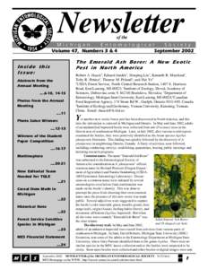 Michigan Entomological Society newsletter, 09-02