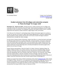 North Central Association of Colleges and Schools / Education in the United States / University of Maryland /  College Park / Kitchen / Saint Louis University / Academia / Higher education / Campus Kitchen / Association of Public and Land-Grant Universities / Oak Ridge Associated Universities