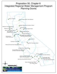 Proposition 50, Chapter 8 Integrated Regional Water Management Program Planning Grants County of Humboldt Natural Heritage Institute: Sierra Meadows